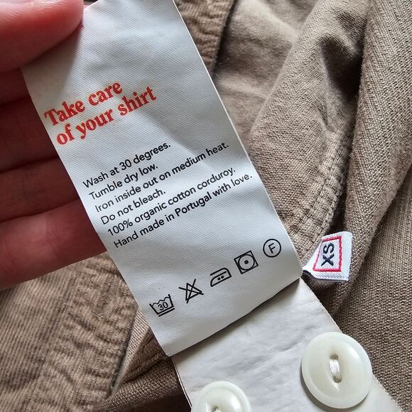 Paynter Jacket Women’s French Corduroy Workshirt - Oat - Picture 7 of 7